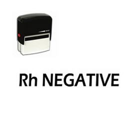 Self-Inking Rh Negative Doctor Office Stamp