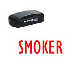 Slim Pre-Inked Smoker Stamp