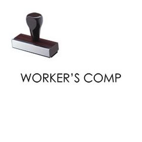 Workers Comp Rubber Stamp