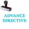 Advance Directive Rubber Stamp