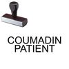 Coumadin Patient Rubber Stamp