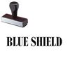 Blue Shield Rubber Stamp