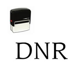 Self-Inking DNR Stamp
