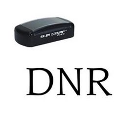 Slim Pre-Inked DNR Stamp