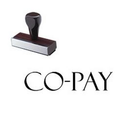 Co-Pay Rubber Stamp