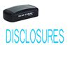 Slim Pre-Inked Disclosures Stamp