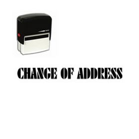 Self-Inking Change Of Address Stamp