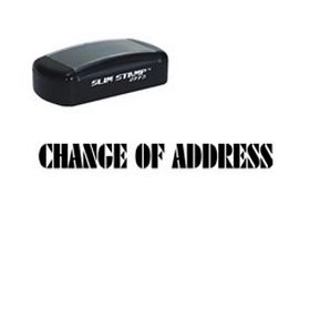 Slim Pre-Inked Change Of Address Stamp