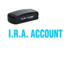 Slim Pre-Inked IRA Account Stamp