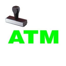 ATM Rubber Stamp