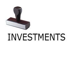 Investments Rubber Stamp