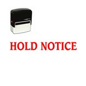 Self-Inking Hold Notice Stamp