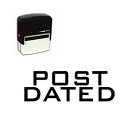 Self-Inking Post Dated Stamp