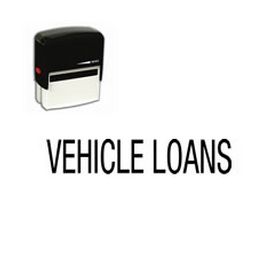 Self-Inking Vehicle Loans Stamp