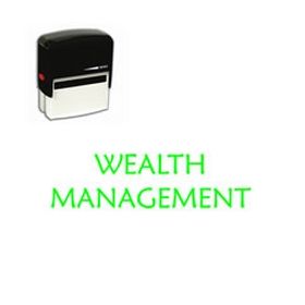 Self-Inking Wealth Management Stamp