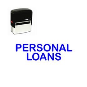 Self-Inking Personal Loans Stamp