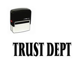 Self-Inking Trust Dept Stamp