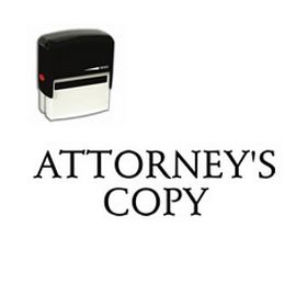 Self-Inking Attorneys Copy Stamp