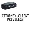 Slim Pre-Inked Attorney-Client Privilege Stamp