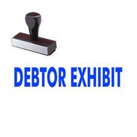 Debtor Exhibit Rubber Stamp