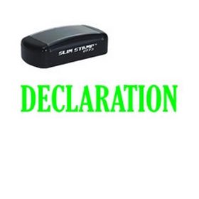 Slim Pre-Inked Declaration Stamp