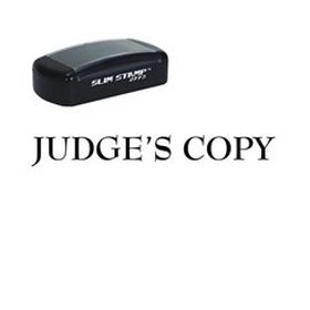 Slim Pre-Inked Judges Copy Stamp