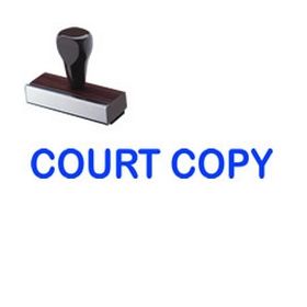 Court Copy Rubber Stamp