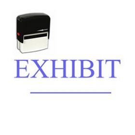 Self-Inking Exhibit Stamp