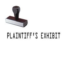 Plaintiffs Exhibit Rubber Stamp