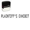 Self-Inking Plaintiffs Exhibit Stamp