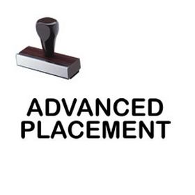 Advanced Placement Classroom Rubber Stamp