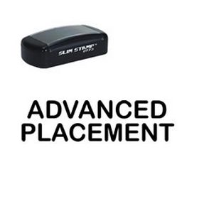 Slim Pre-Inked Advanced Placement Stamp