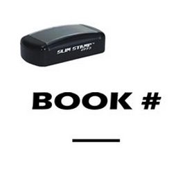 Slim Pre-Inked Book # Stamp