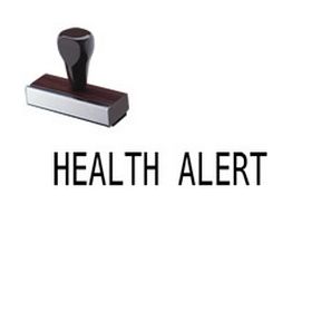 Health Alert Medical Rubber Stamp