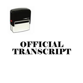 Self-Inking Official Transcript Stamp