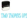 Self-Inking Two Thumb's Up Teacher Stamp