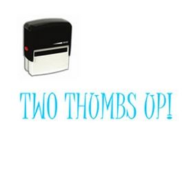 Self-Inking Two Thumb's Up Teacher Stamp