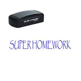 Slim Pre-Inked Super Homework Stamp
