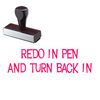 Redo In Pen And Turn Back In Rubber Stamp