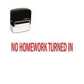 Self-Inking No Homework Turned In Stamp