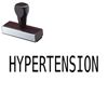 Large Hypertension Rubber Stamp
