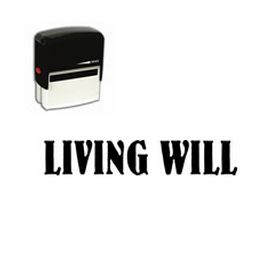 Self-Inking Living Will Stamp