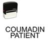 Large Self-Inking Coumadin Patient Stamp
