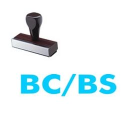 BC/BS Rubber Stamp