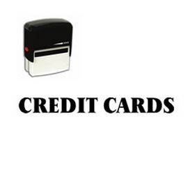 Self-Inking Credit Cards Stamp