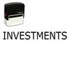 Large Self-Inking Investments Stamp