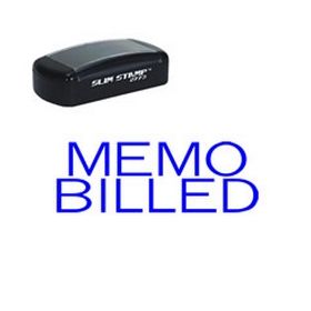 Pre-Inked Memo Billed Stamp