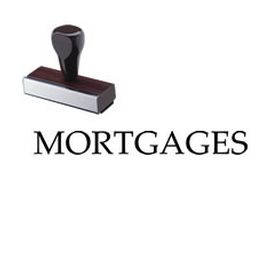 Mortgages Rubber Stamp