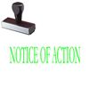 Large Notice Of Action Rubber Stamp