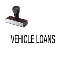 Vehicle Loans Rubber Stamp